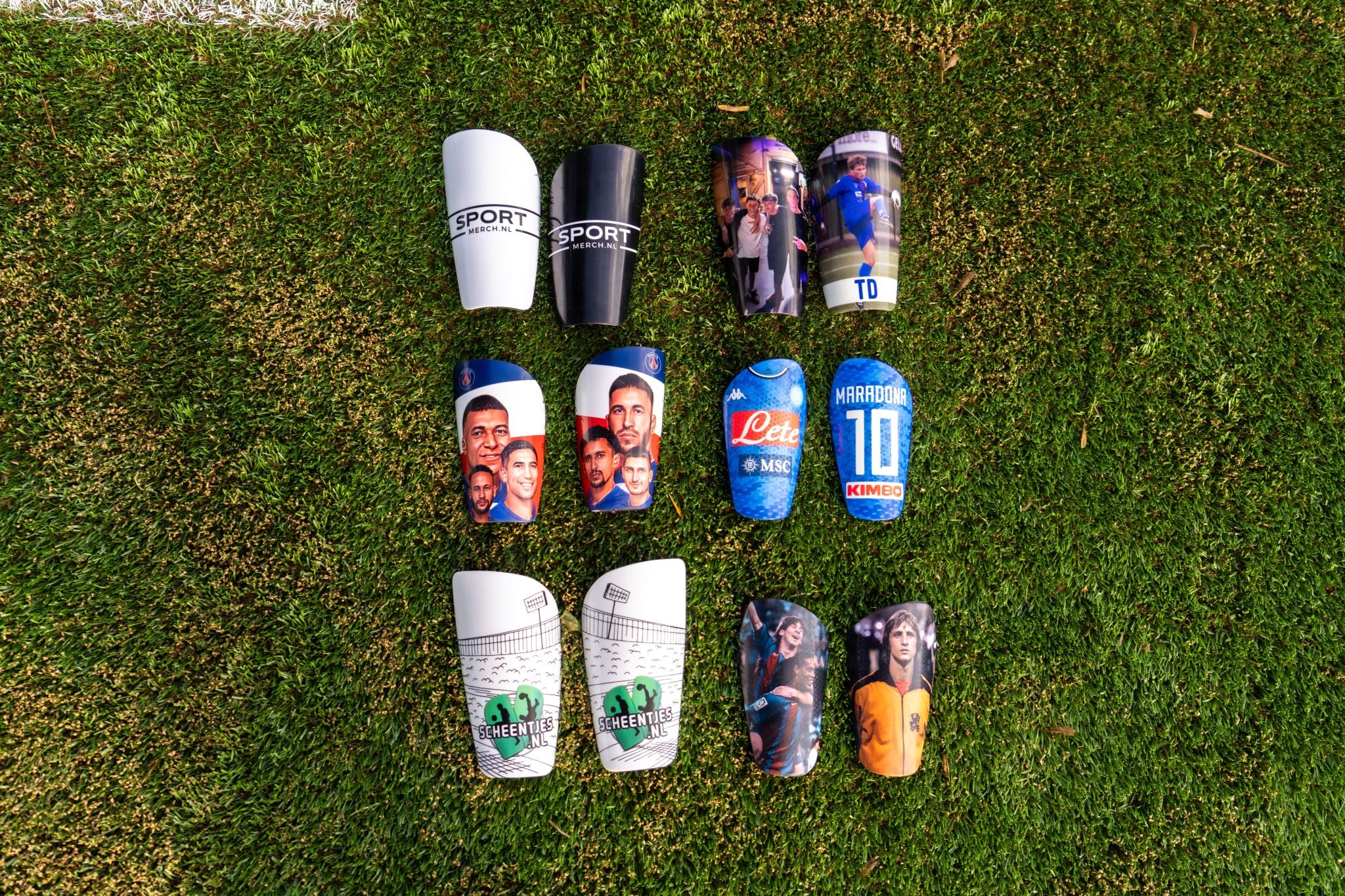 Gepersonaliseerde scheenbeschermers